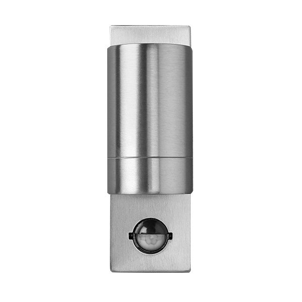 10420 - Luna GU10 IP44 Stainless Steel Fixed Single Wall Light